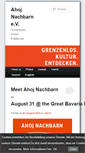 Mobile Screenshot of ahojnachbarn.eu